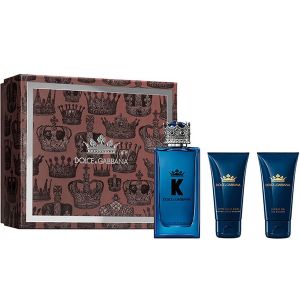  Dolce Gabbana K by Dolce Gabanna Eau de Parfum Gift Set Eau de Parfum 100ml, Shower Gel 50ml and After Shave Balm 50ml